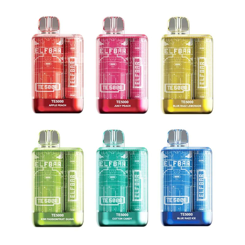 ELFBAR TE5000 (5000 puffs) RECHARGEABLE DISPOSABLE (5% nic)